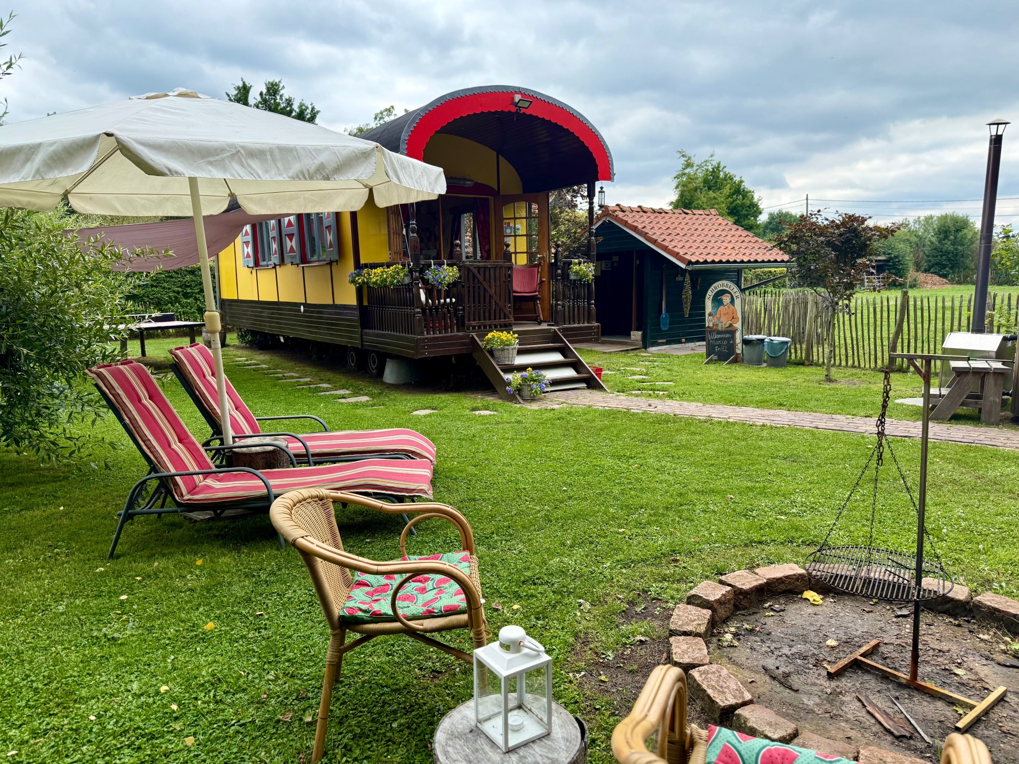 Pipowagen in Poppel, logeren in Vlaanderen in onze B&B